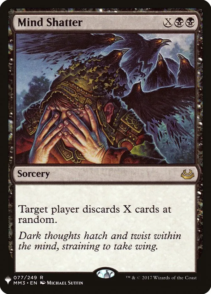 2020 The List Mind Shatter #MM3-77 rare card image
