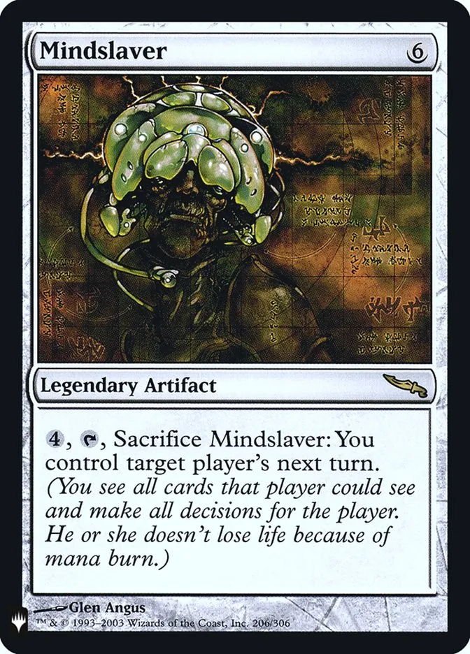2020 The List Mindslaver #MRD-206 rare card image