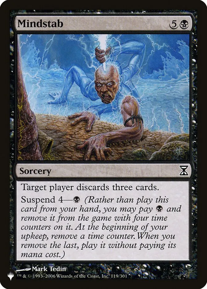 2020 The List Mindstab common #TSP-119 common card image
