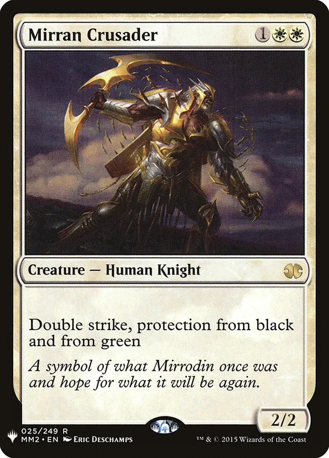 2020 The List Mirran Crusader #MM2-25 rare card image