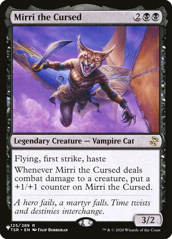 2020 The List Mirri the Cursed #TSR-125 rare card image