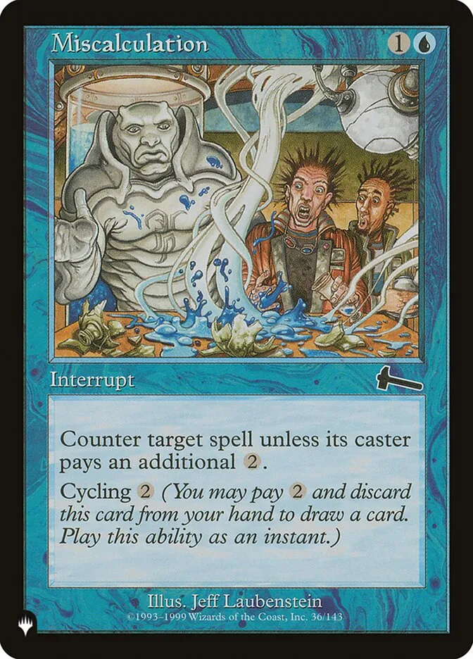 2020 The List Miscalculation common #ULG-36 common card image