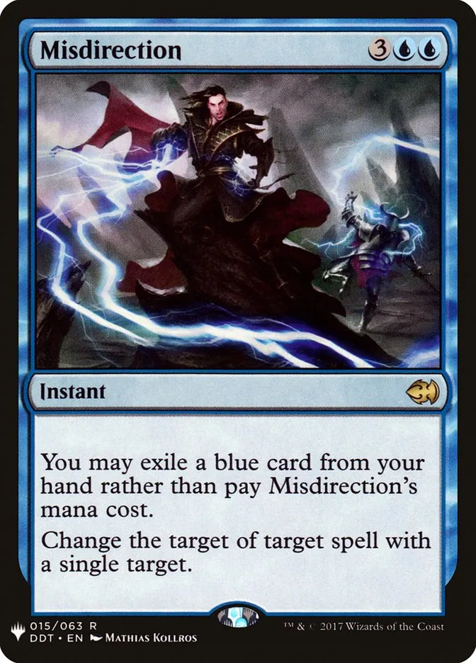 2020 The List Misdirection rare #DDT-15 rare card image