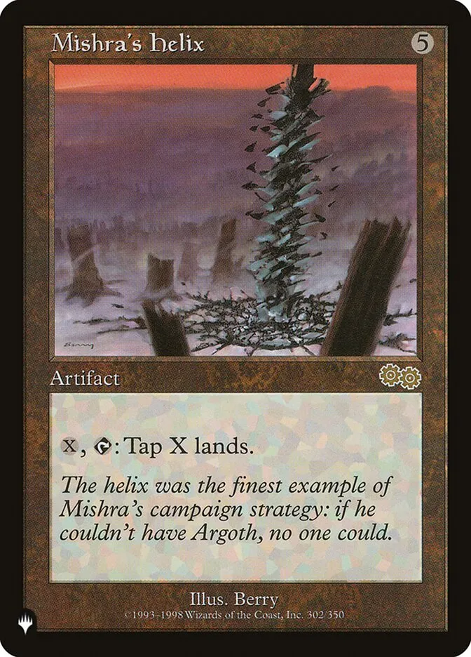 2020 The List Mishra's Helix #USG-302 rare card image