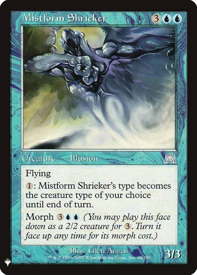 2020 The List Mistform Shrieker #ONS-96 uncommon card image