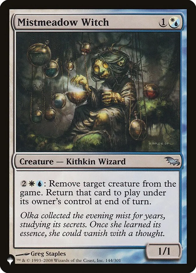 2020 The List Mistmeadow Witch #SHM-144 uncommon card image