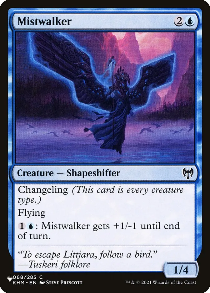 2020 The List Mistwalker common #KHM-68 common card image