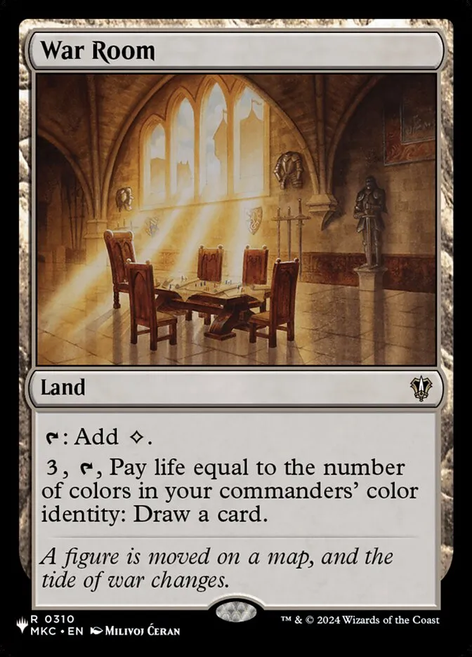 2020 The List War Room #MKC-310 rare card image