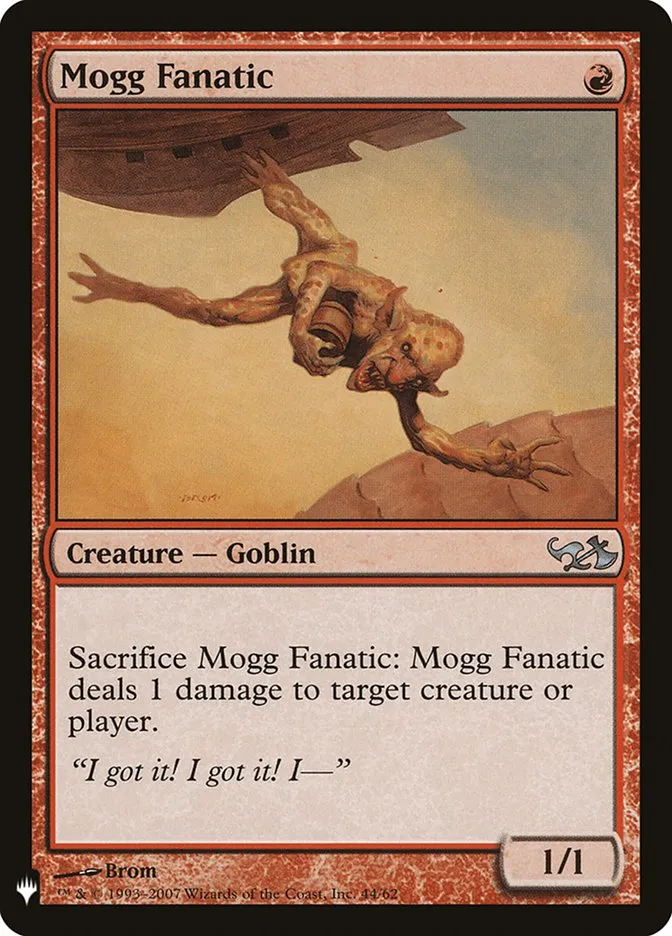 2020 The List Mogg Fanatic #DD1-44 uncommon card image