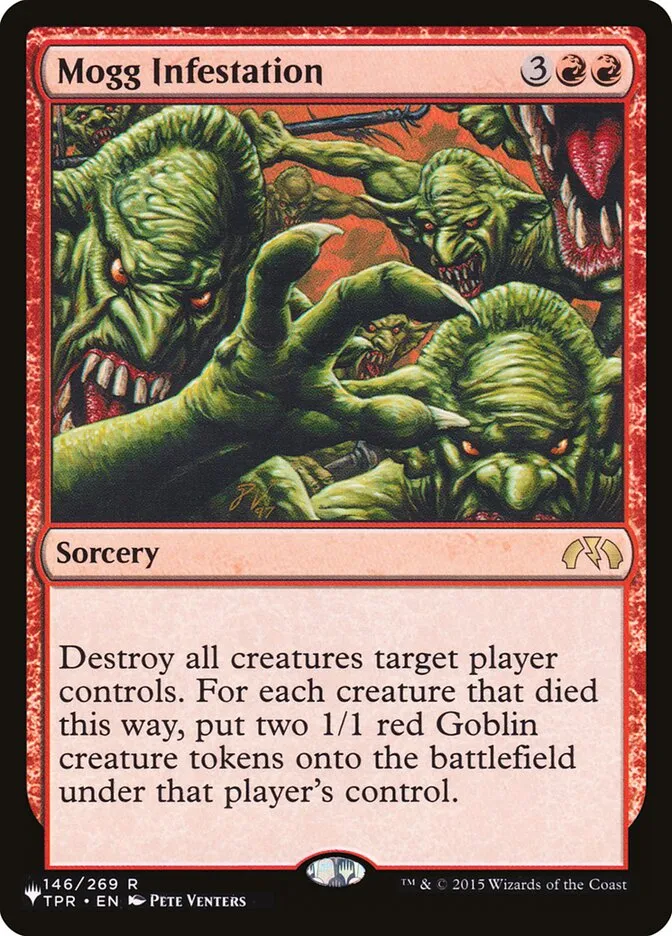 2020 The List Mogg Infestation #TPR-146 rare card image