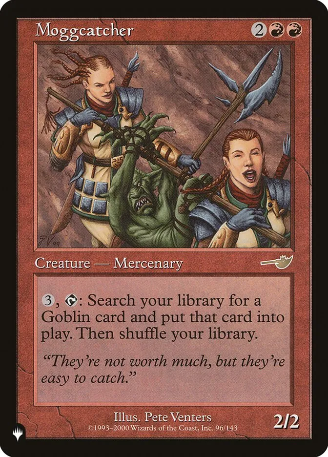 2020 The List Moggcatcher #NEM-96 rare card image