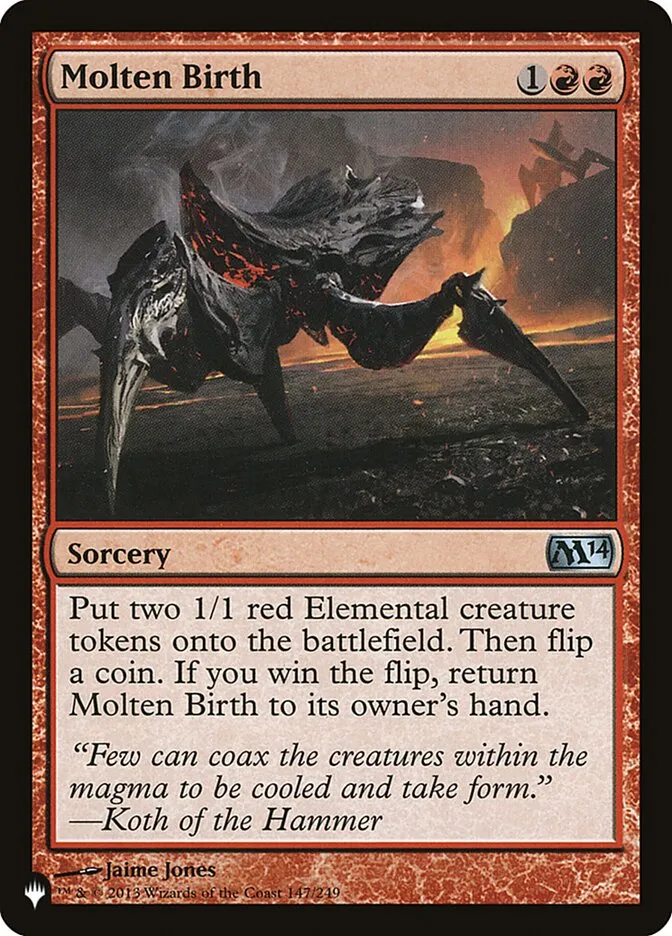 2020 The List Molten Birth #M14-147 uncommon card image