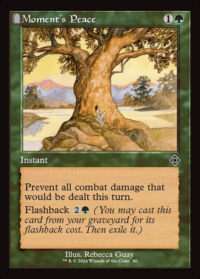 2020 The List Moment's Peace #TD0-A80 common card image