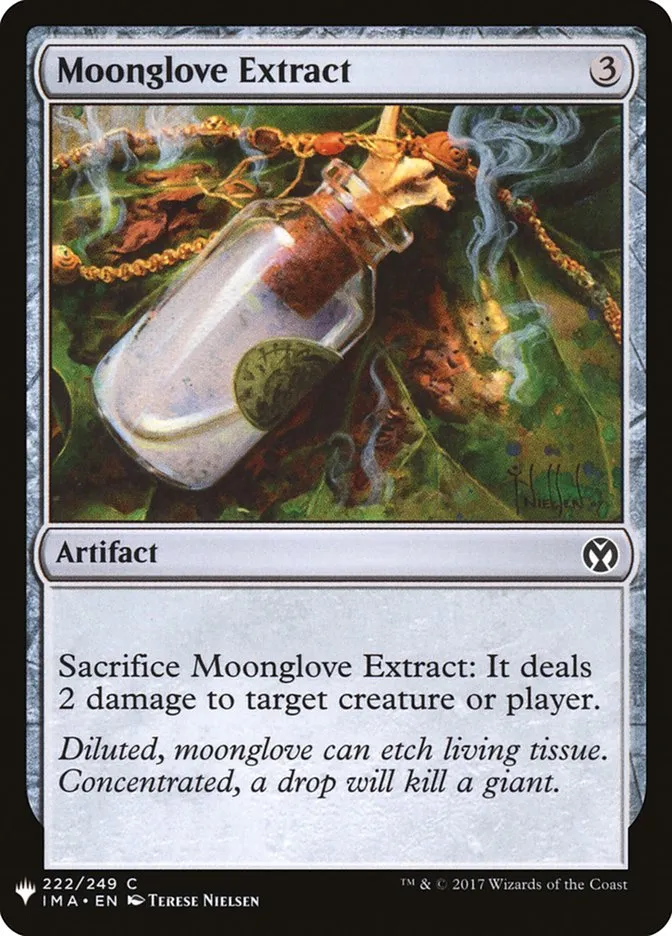 2020 The List Moonglove Extract #IMA-222 common card image