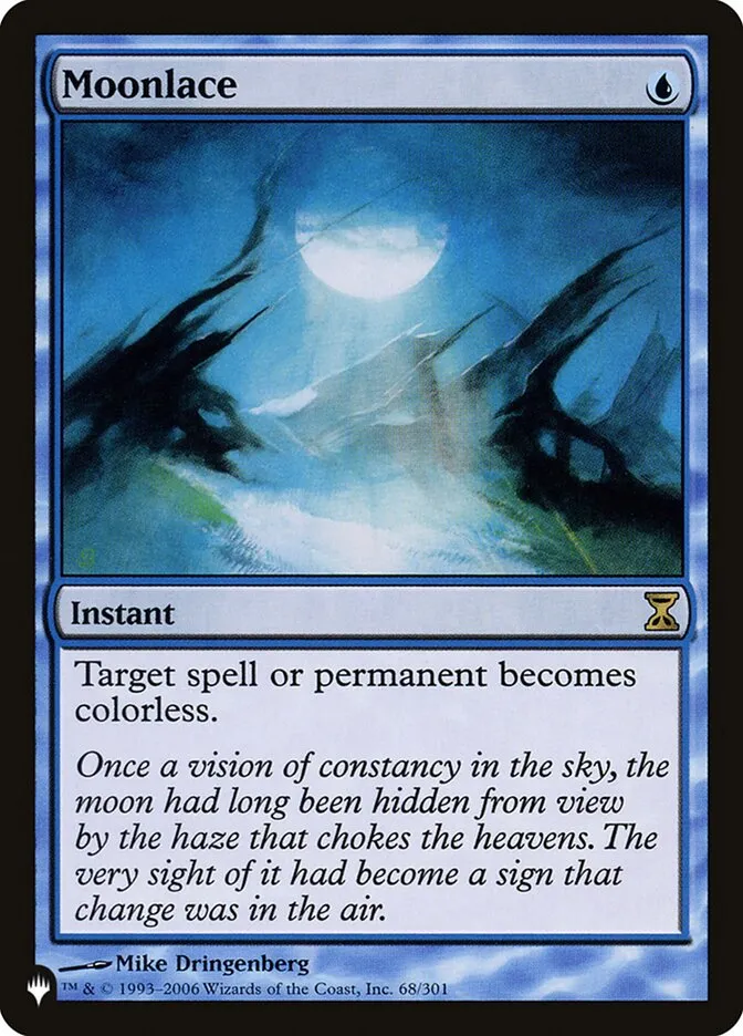 2020 The List Moonlace #TSP-68 rare card image