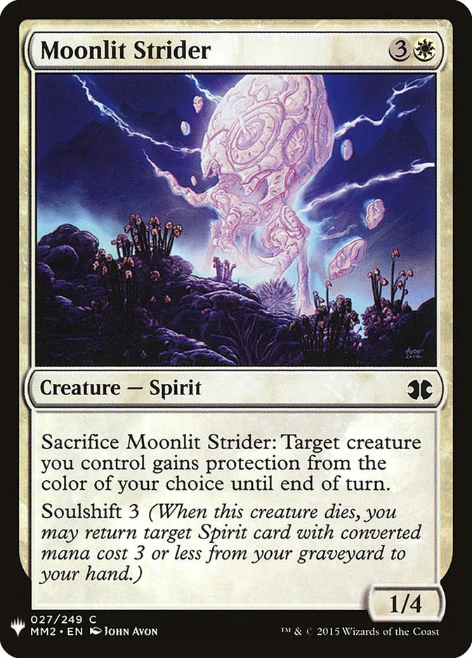 2020 The List Moonlit Strider common #MM2-27 common card image