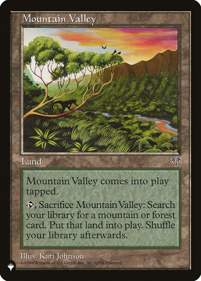 2020 The List Mountain Valley #MIR-328 uncommon card image