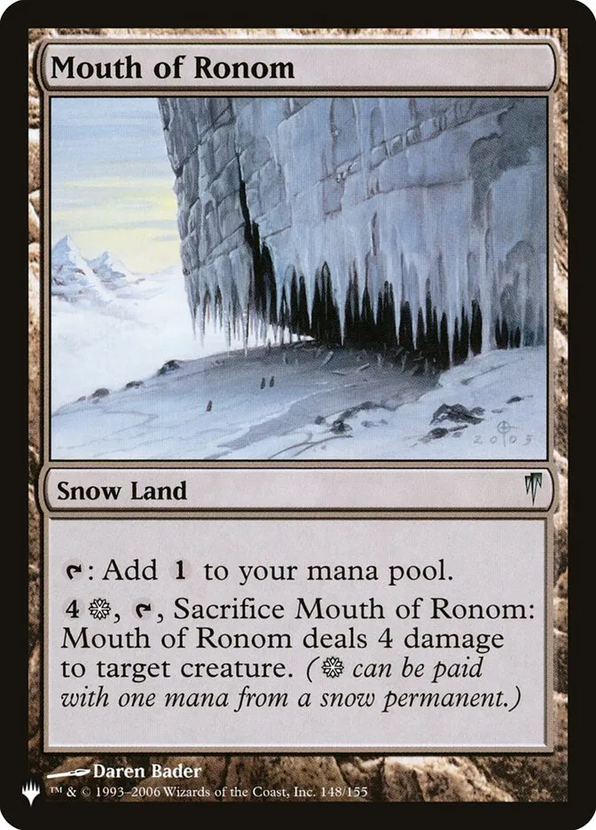 2020 The List Mouth of Ronom #CSP-148 uncommon card image
