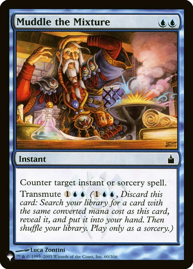 2020 The List Muddle the Mixture common #RAV-60 common card image