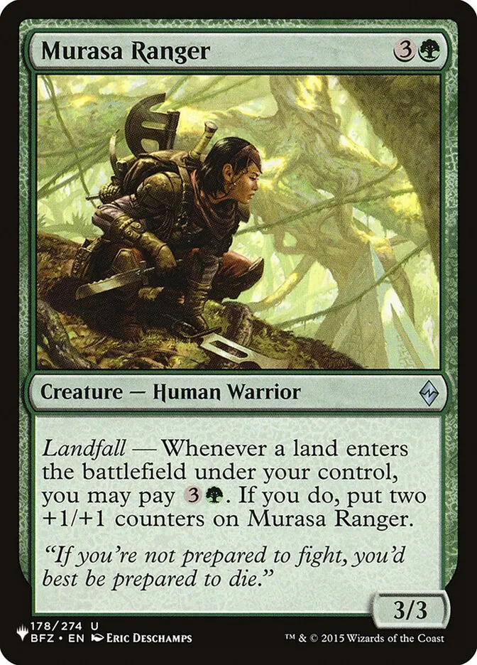 2020 The List Murasa Ranger #BFZ-178 uncommon card image