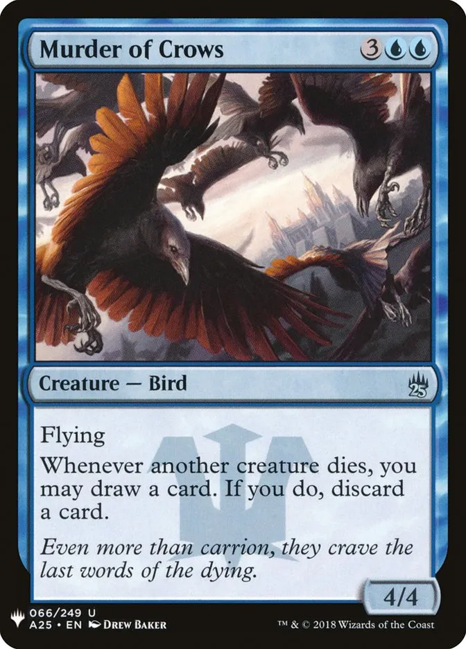 2020 The List Murder of Crows #A25-66 uncommon card image