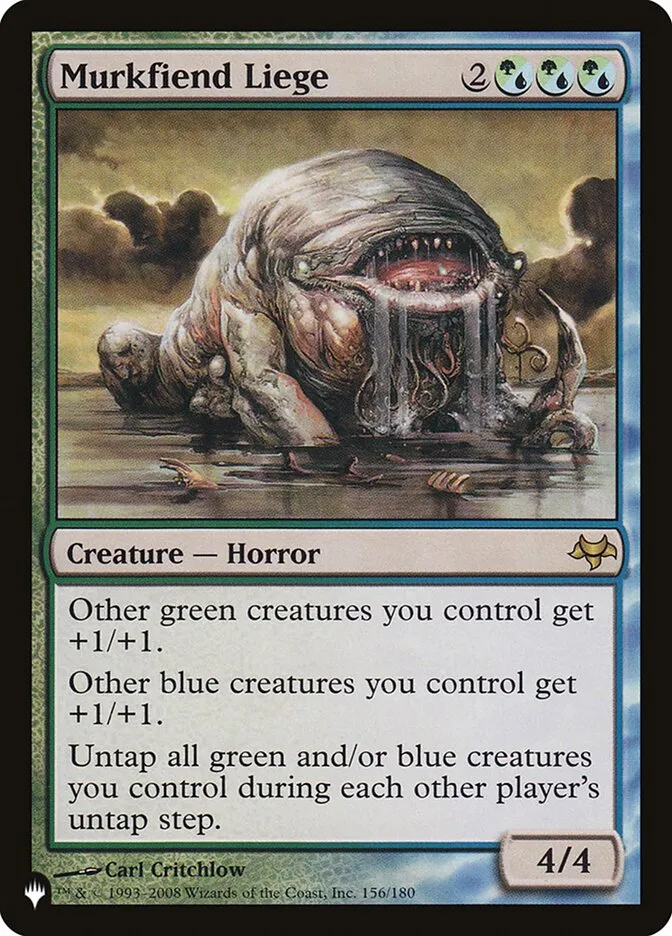 2020 The List Murkfiend Liege #EVE-156 rare card image