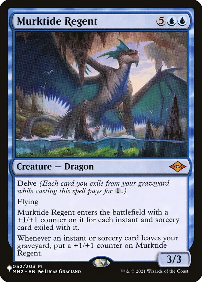 2020 The List Murktide Regent #MH2-52 mythic card image
