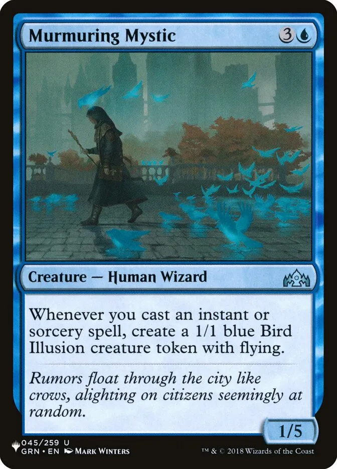 2020 The List Murmuring Mystic #GRN-45 uncommon card image
