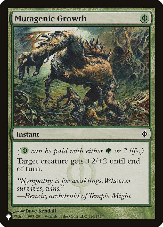 2020 The List Mutagenic Growth #NPH-116 common card image