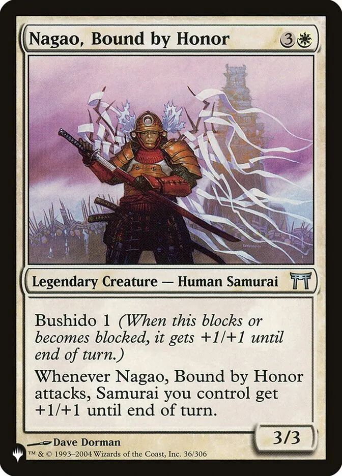 2020 The List Nagao, Bound by Honor #CHK-36 uncommon card image