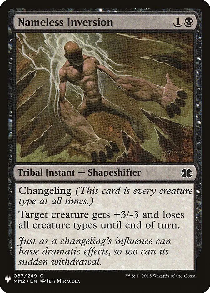 2020 The List Nameless Inversion common #MM2-87 common card image