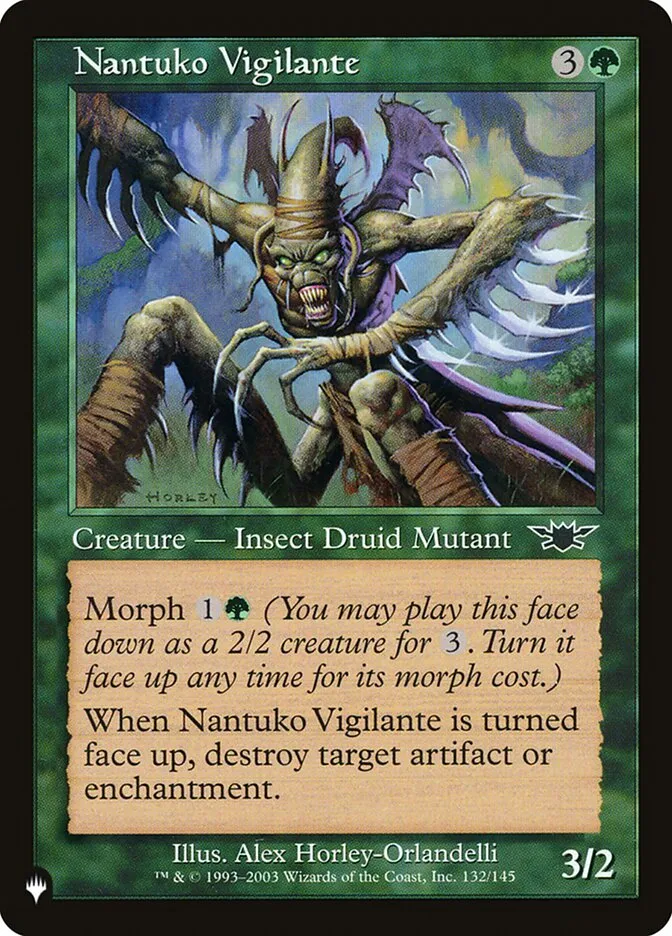 2020 The List Nantuko Vigilante #LGN-132 common card image