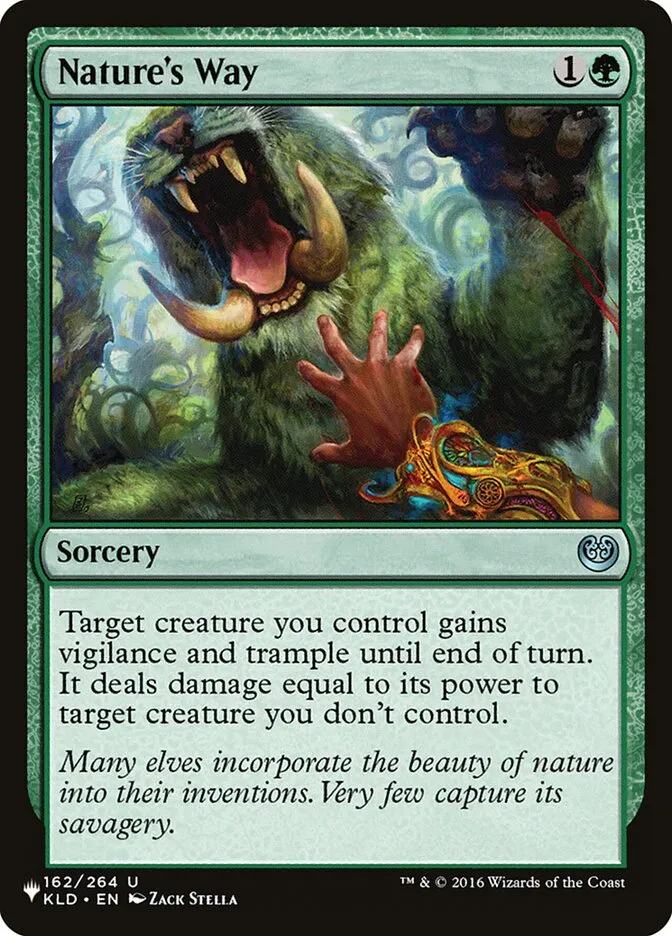 2020 The List Nature's Way #KLD-162 uncommon card image