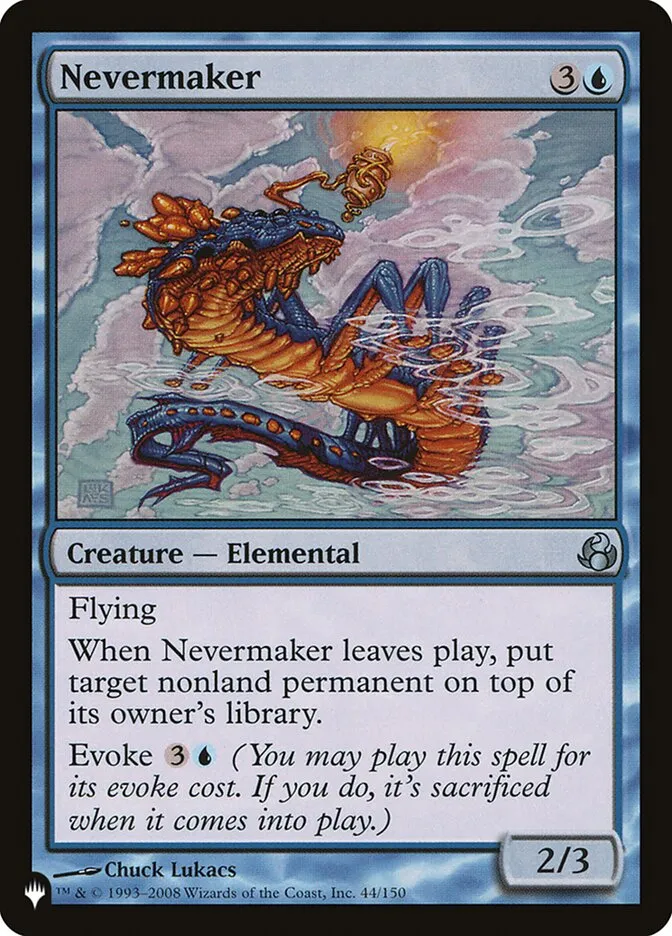 2020 The List Nevermaker uncommon #MOR-44 uncommon card image