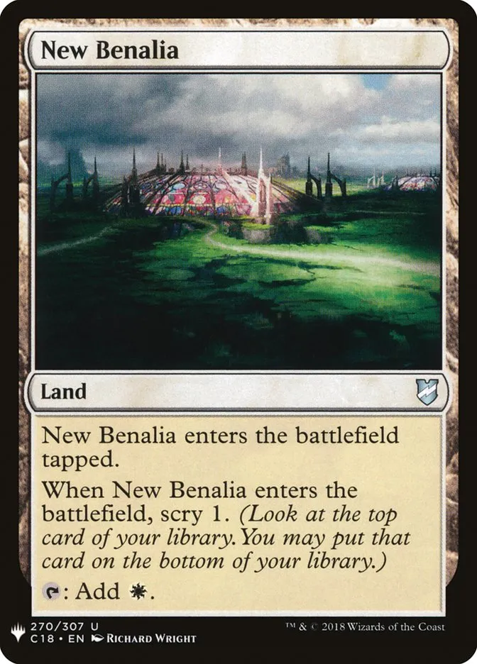 2020 The List New Benalia #C18-270 uncommon card image