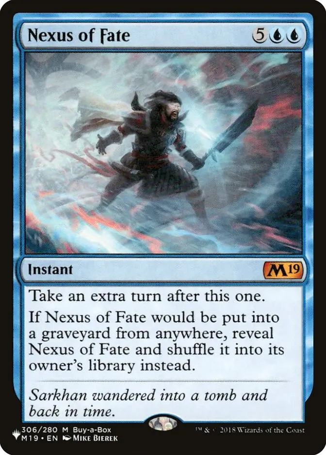 2020 The List Nexus of Fate #M19-306 mythic card image