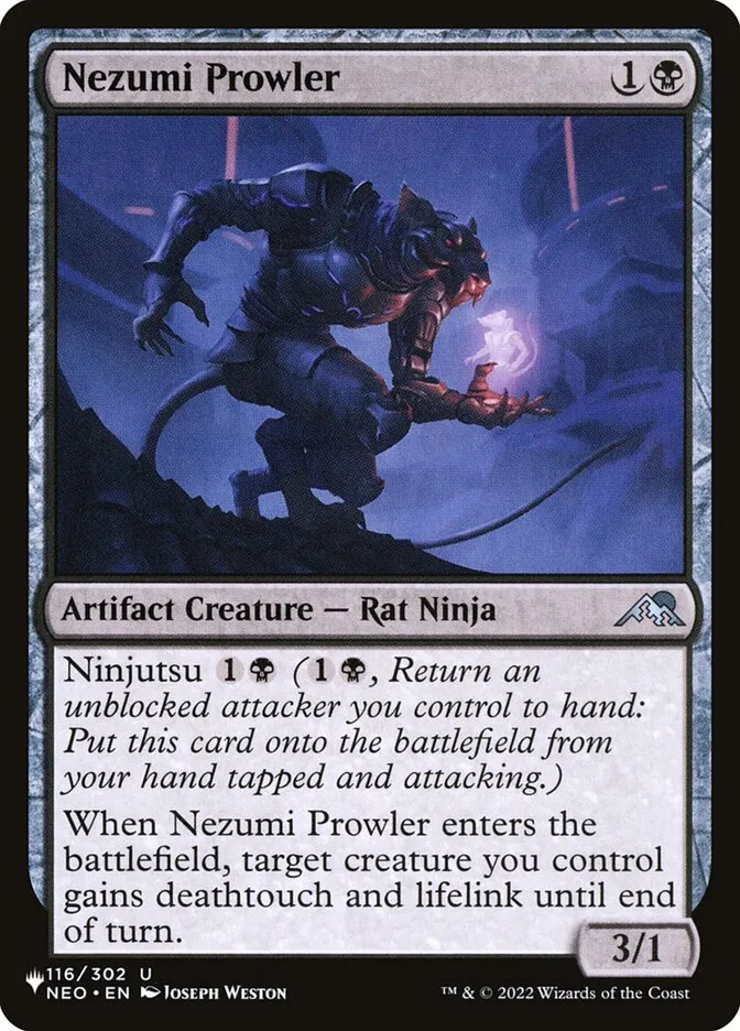 2020 The List Nezumi Prowler #NEO-116 uncommon card image