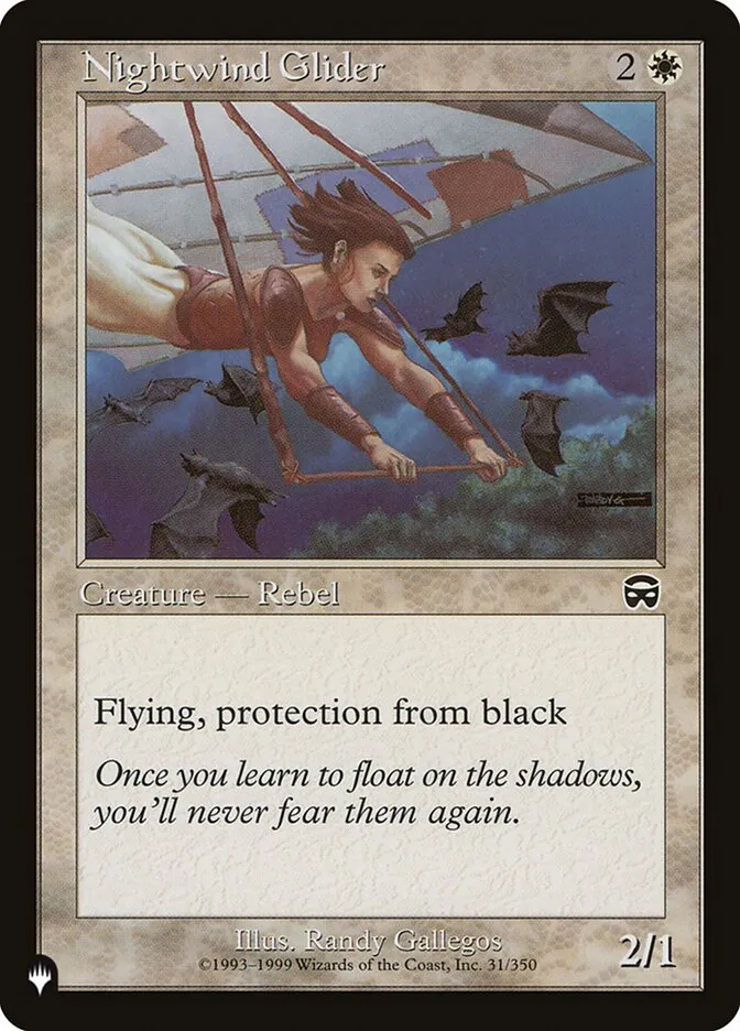2020 The List Nightwind Glider #MMQ-31 common card image
