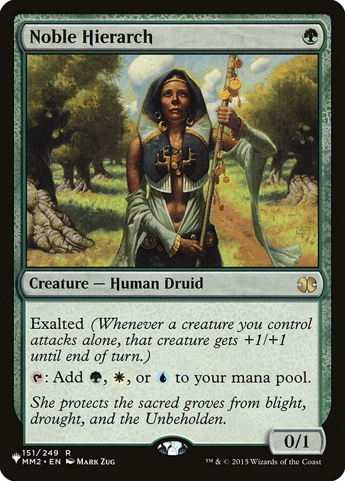 2020 The List Noble Hierarch #MM2-151 rare card image
