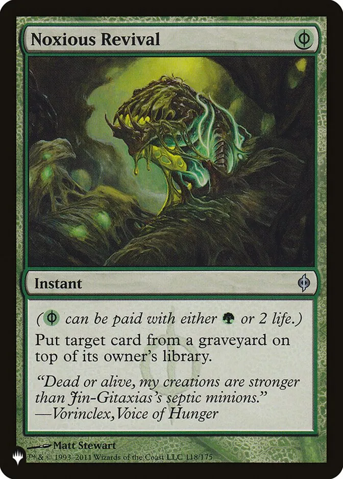 2020 The List Noxious Revival #NPH-118 uncommon card image