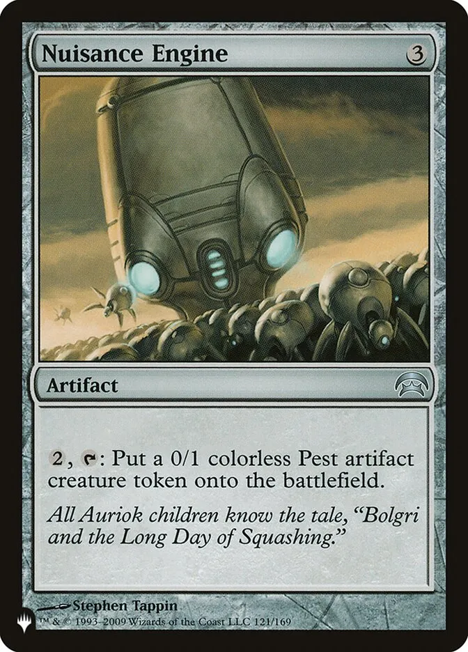 2020 The List Nuisance Engine uncommon #HOP-121 uncommon card image