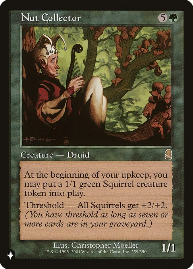 2020 The List Nut Collector #ODY-259 rare card image