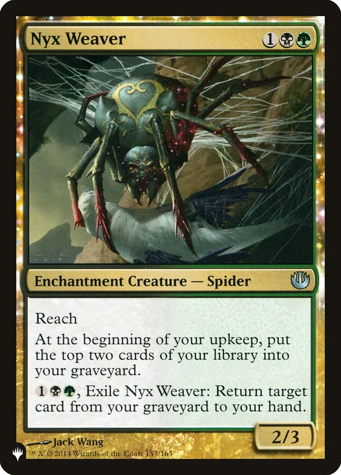 2020 The List Nyx Weaver #JOU-153 uncommon card image