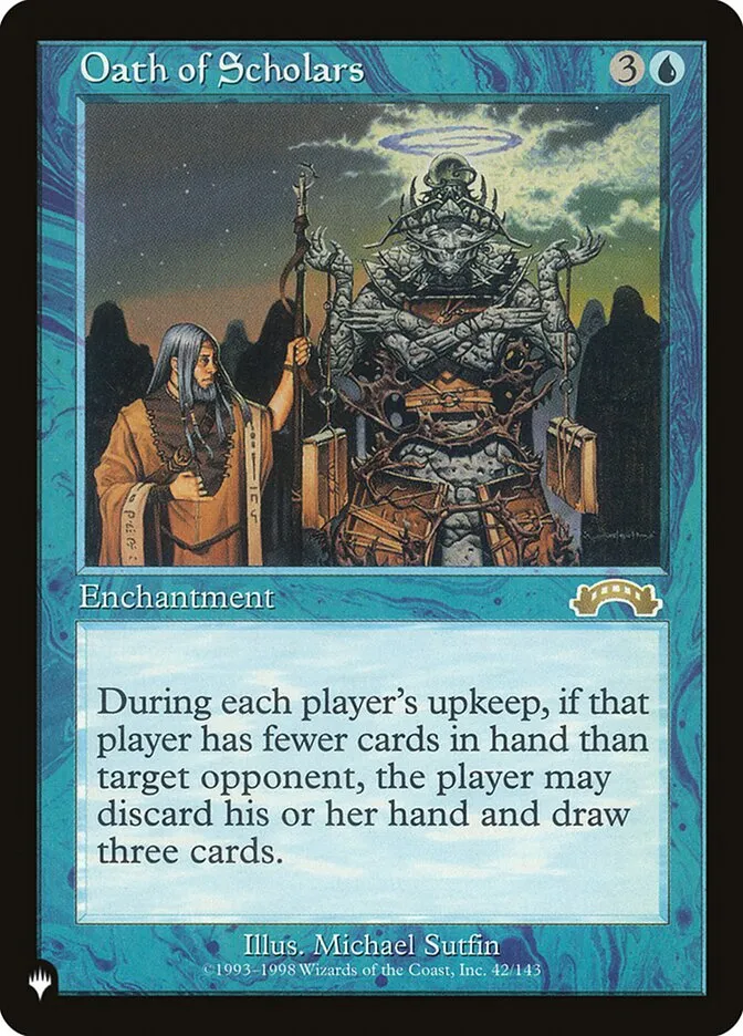 2020 The List Oath of Scholars #EXO-42 rare card image