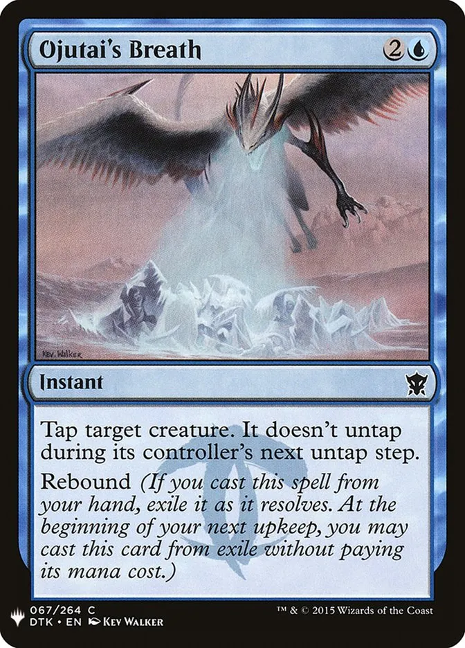 2020 The List Ojutai's Breath #DTK-67 common card image