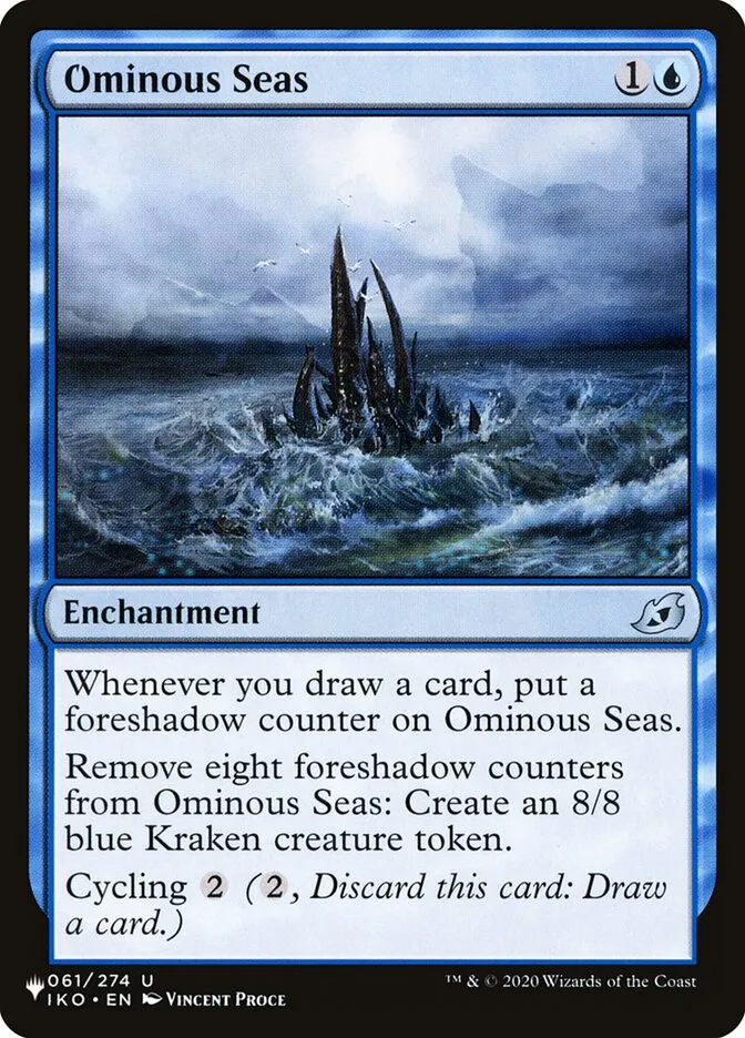 2020 The List Ominous Seas #IKO-61 uncommon card image