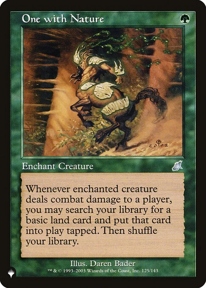 2020 The List One with Nature #SCG-125 uncommon card image