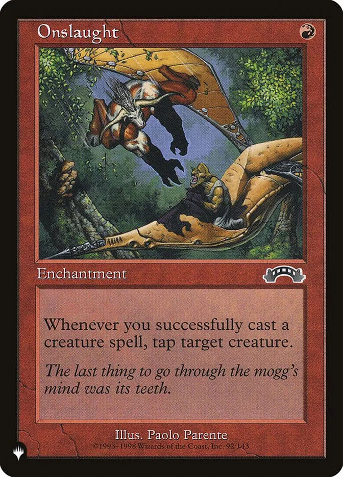 2020 The List Onslaught common #EXO-92 common card image