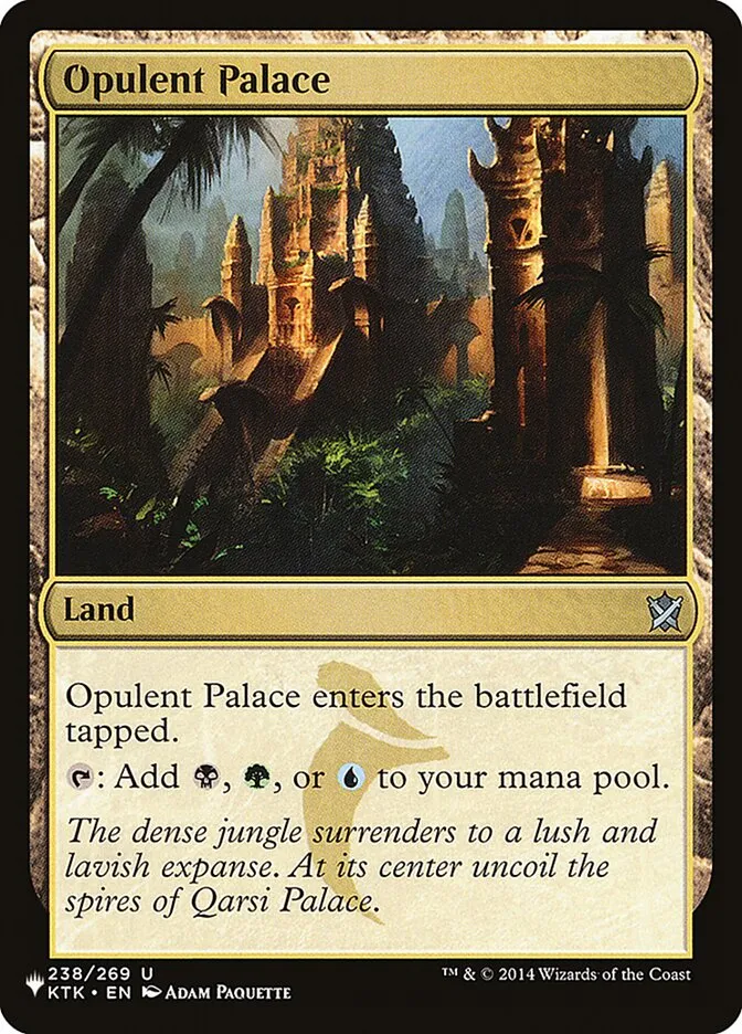 2020 The List Opulent Palace #KTK-238 uncommon card image