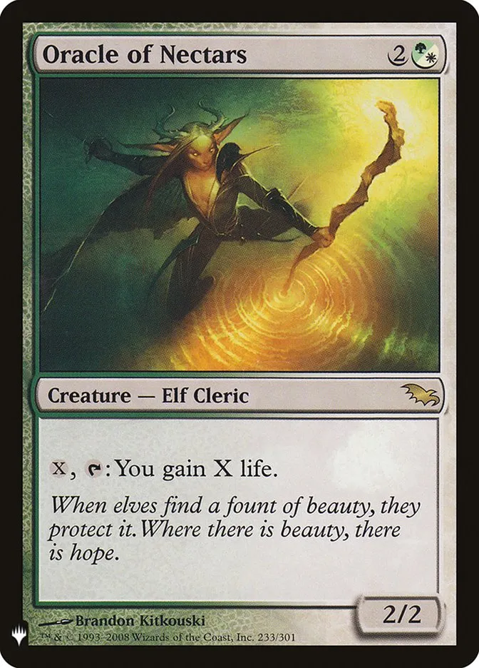 2020 The List Oracle of Nectars #SHM-233 rare card image